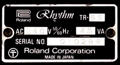 Roland-TR-55 Transistor Rhythm 55